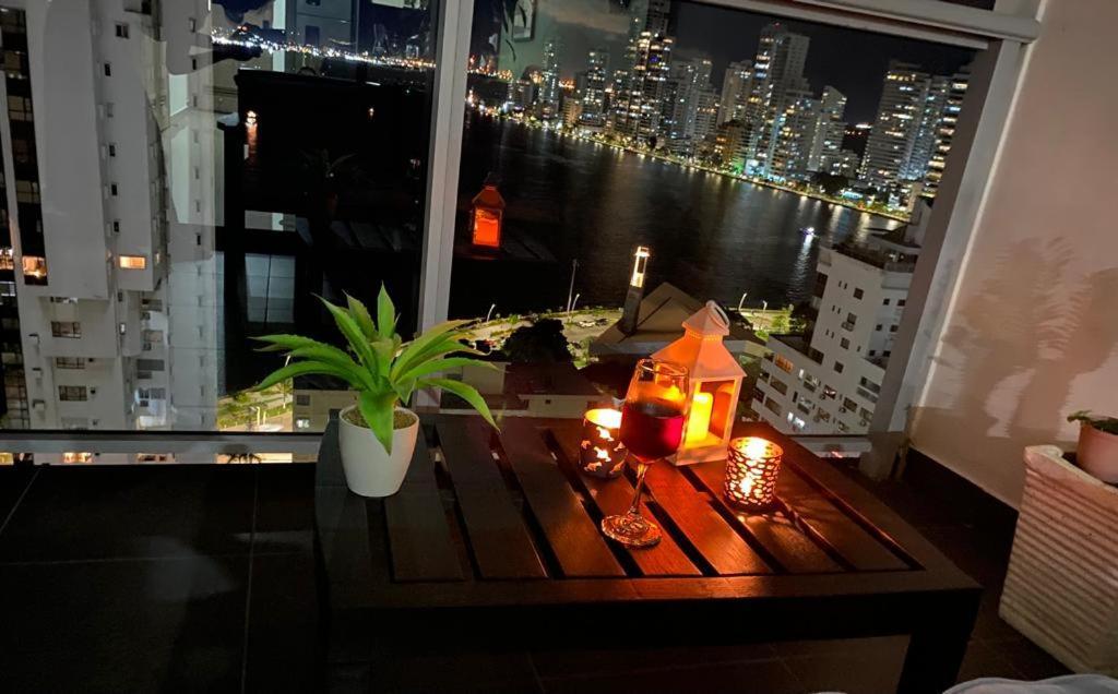 Lujoso Apartamento En Bocagrande Cartagena Esterno foto